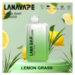 Lana拉娜電子煙拋棄式一次性6000口-可充電【檸檬草】