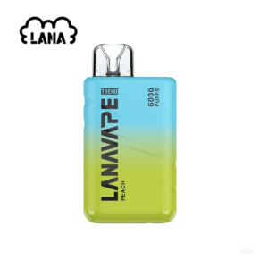 Lana拉娜電子煙拋棄式一次性6000口-可充電【蜜桃烏龍茶】